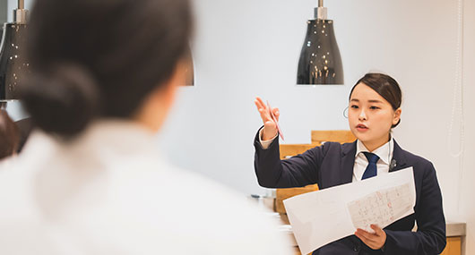 Japanese and foreigner alike gathering around for a pre-event meeting